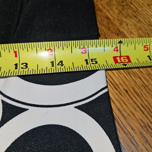 AB Studio Black & White Retro Vibe Dress Womens Size 8 Sleeveless A Line Mod - Picture 7 of 7